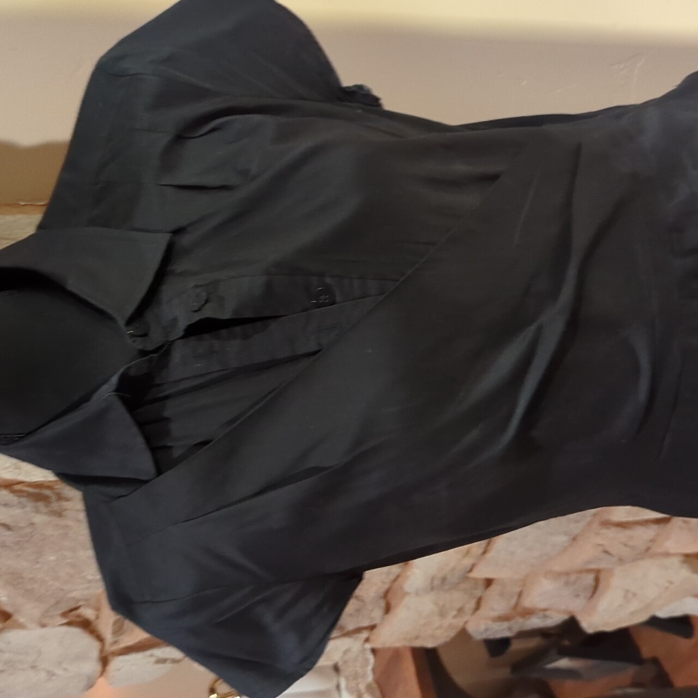 Ann Taylor pleated wrap dress